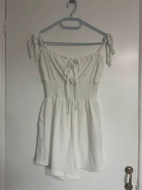 Bershka White Bershka Jumpsuit - 1