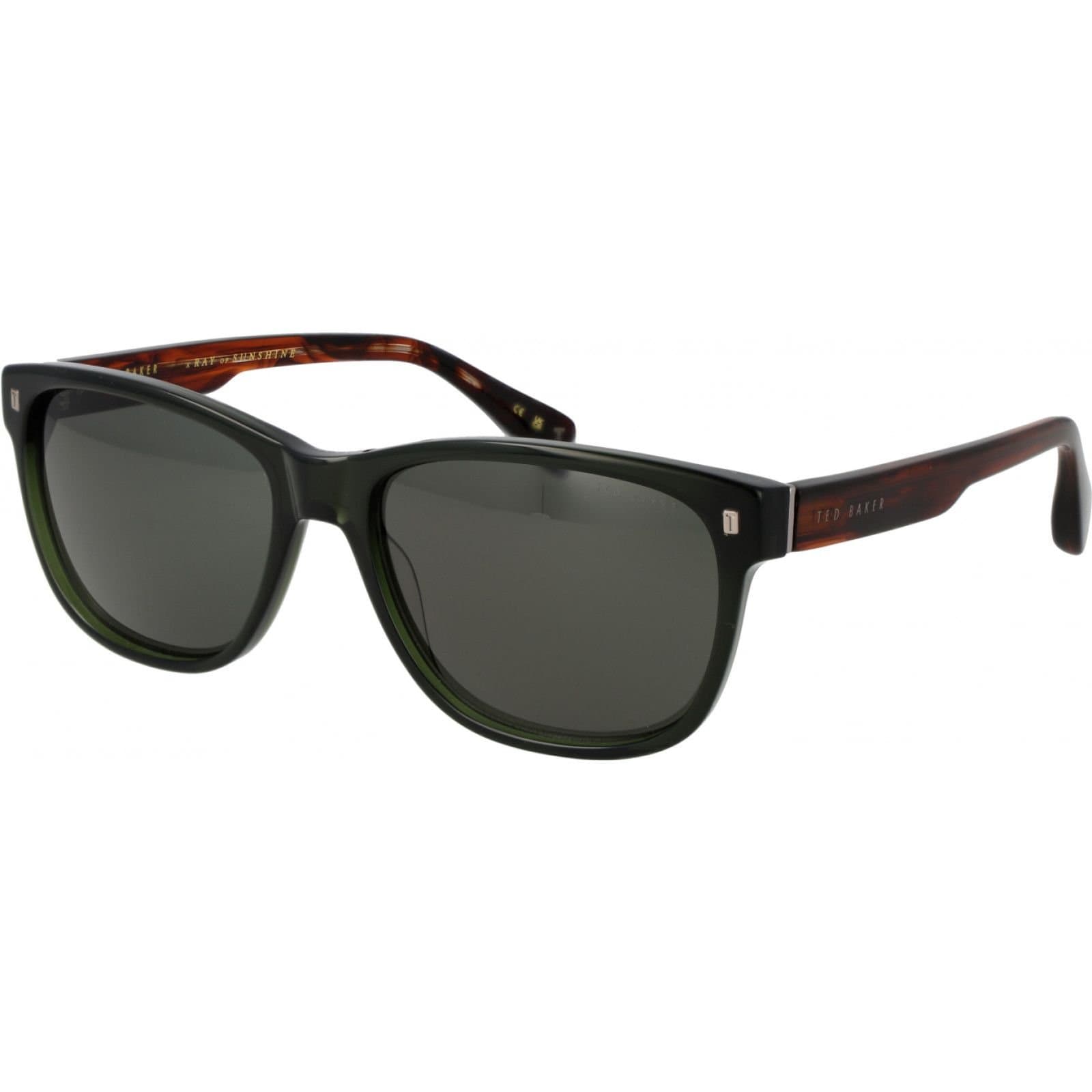 Ted Baker Ted Baker Men's TB1753 58599 Square/Rectangle Sunglasses in Green