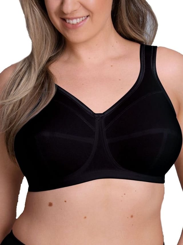 Anita Anita Women's Jana Comfort Cotton Soft Bra in Black - 3