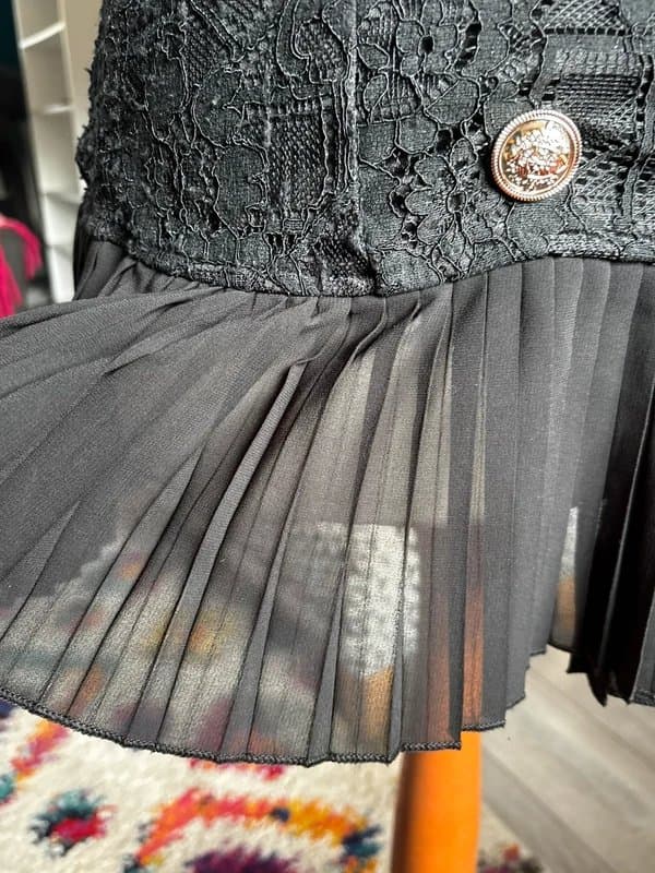 I Saw it First Lacey Fitted Waistcoat Dress