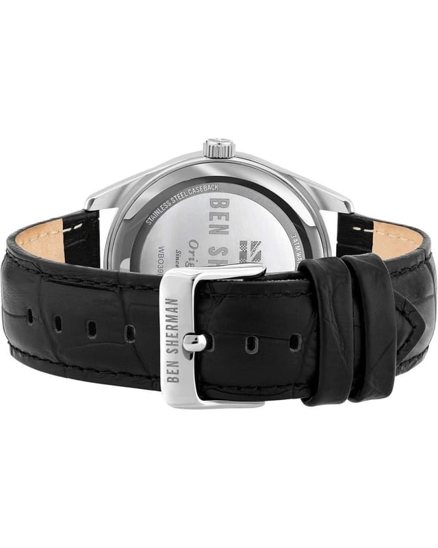 Ben Sherman Ben Sherman Men's WB039BB Spitalfields 43mm Quartz Watch in Black - 2