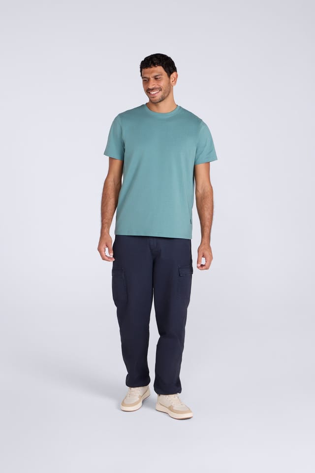 Animal Animal Men's 'Otis' Comfortable Short Sleeve Casual Oversized Relaxed Fit T-Shirt in Green - 2