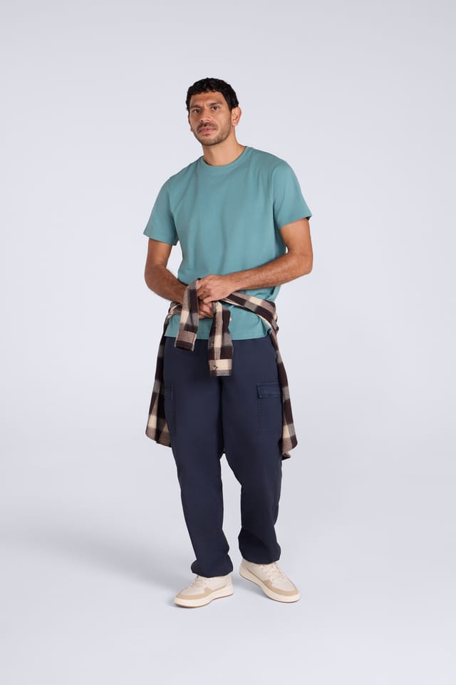 Animal Animal Men's 'Otis' Comfortable Short Sleeve Casual Oversized Relaxed Fit T-Shirt in Green - 3