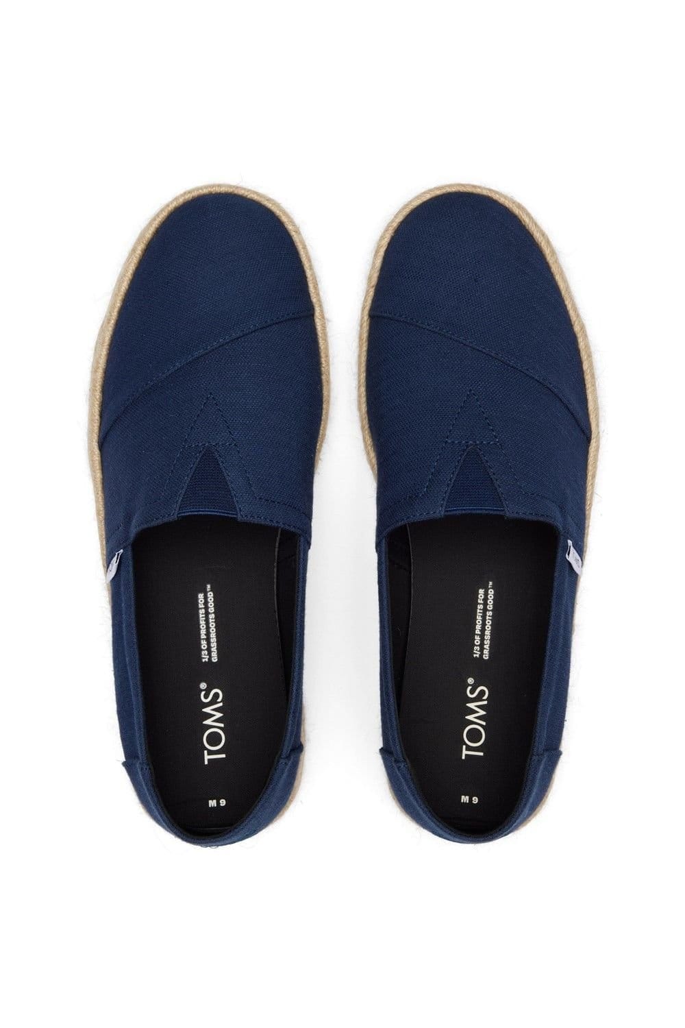 TOMS TOMS Men's Alpargata Rope 2.0 Shoe in Navy - 4