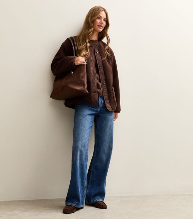 New Look Women's Premium Brown Cotton Long Sleeve T-Shirt New Look - 2