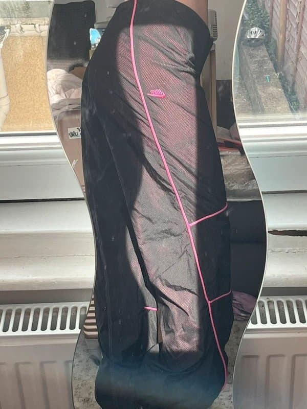 Nike Super cool monochrome Nike wide leg trousers