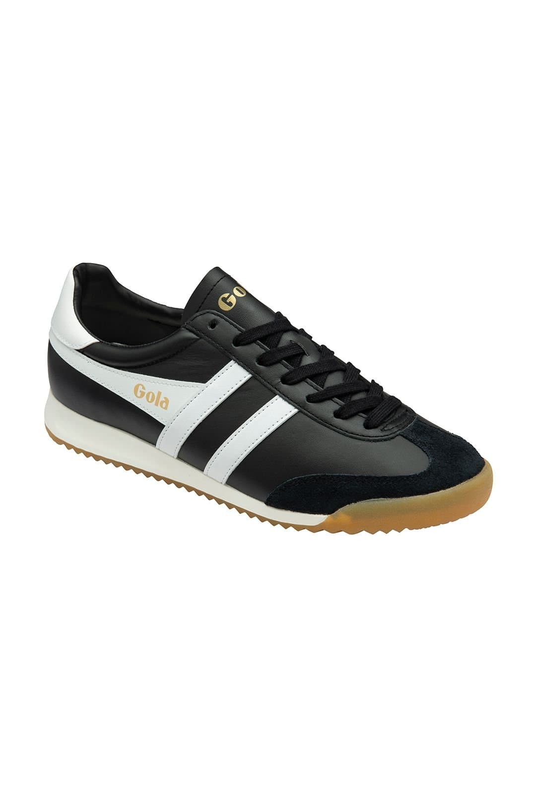 Gola Classics Gola Classics Men's 'Torpdeo Leather' Lace-Up Trainers in Black