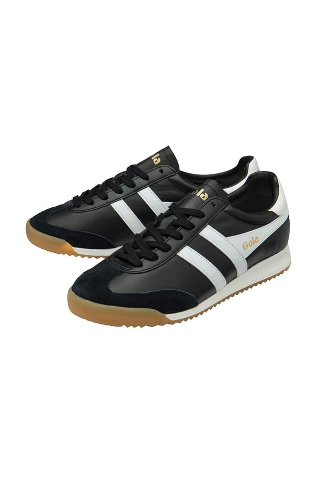 Gola Classics Gola Classics Men's 'Torpdeo Leather' Lace-Up Trainers in Black - 3