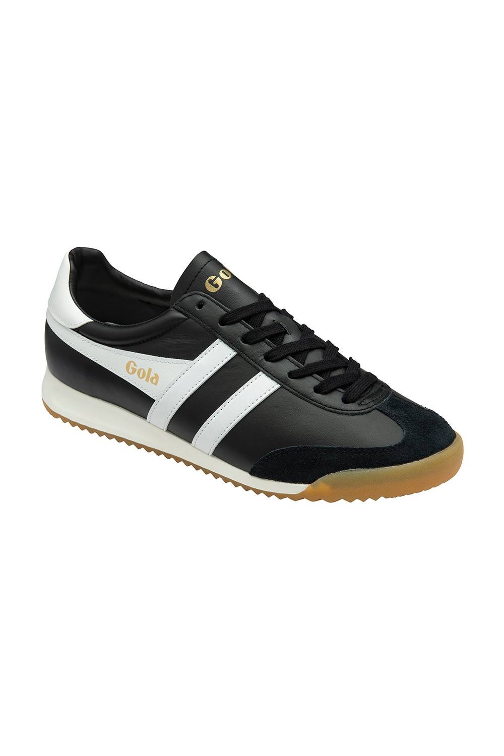 Gola Classics Gola Classics Men's 'Torpdeo Leather' Lace-Up Trainers in Black - 4