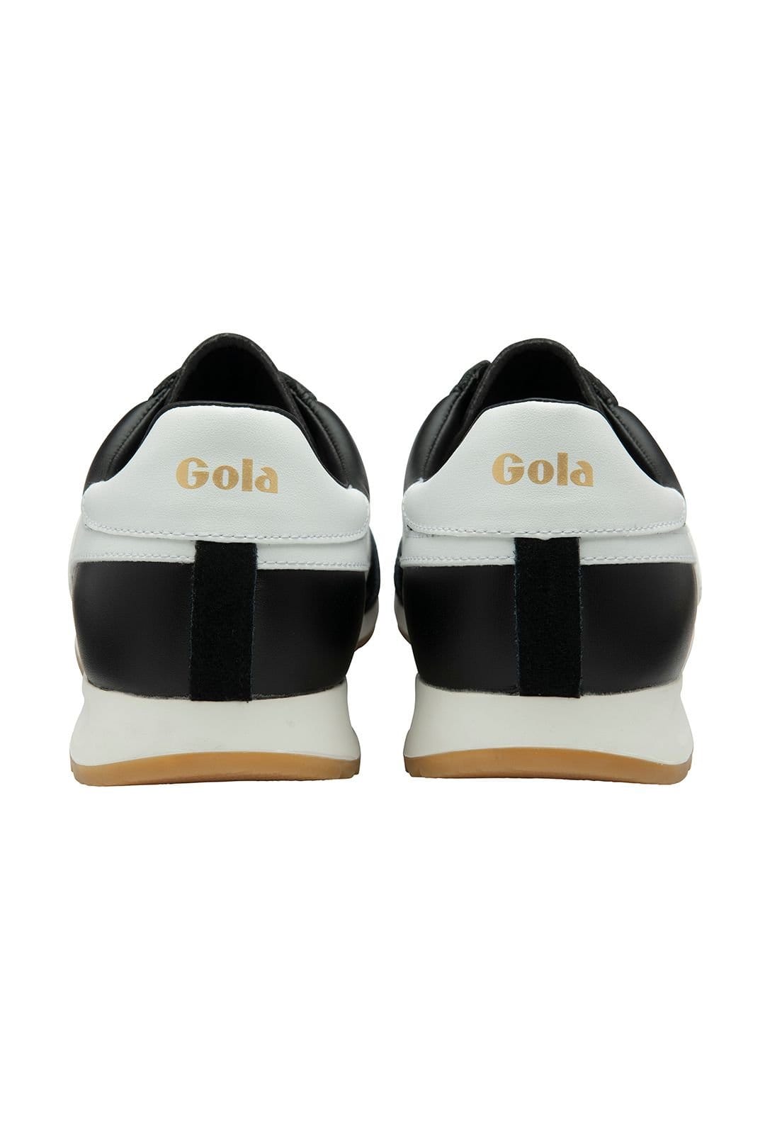 Gola Classics Gola Classics Men's 'Torpdeo Leather' Lace-Up Trainers in Black - 4