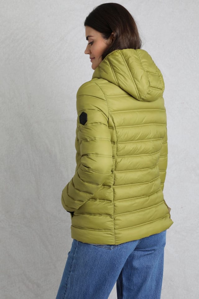 Weird Fish Weird Fish Women's Eshka Lightweight Padded Jacket in Mustard - 3