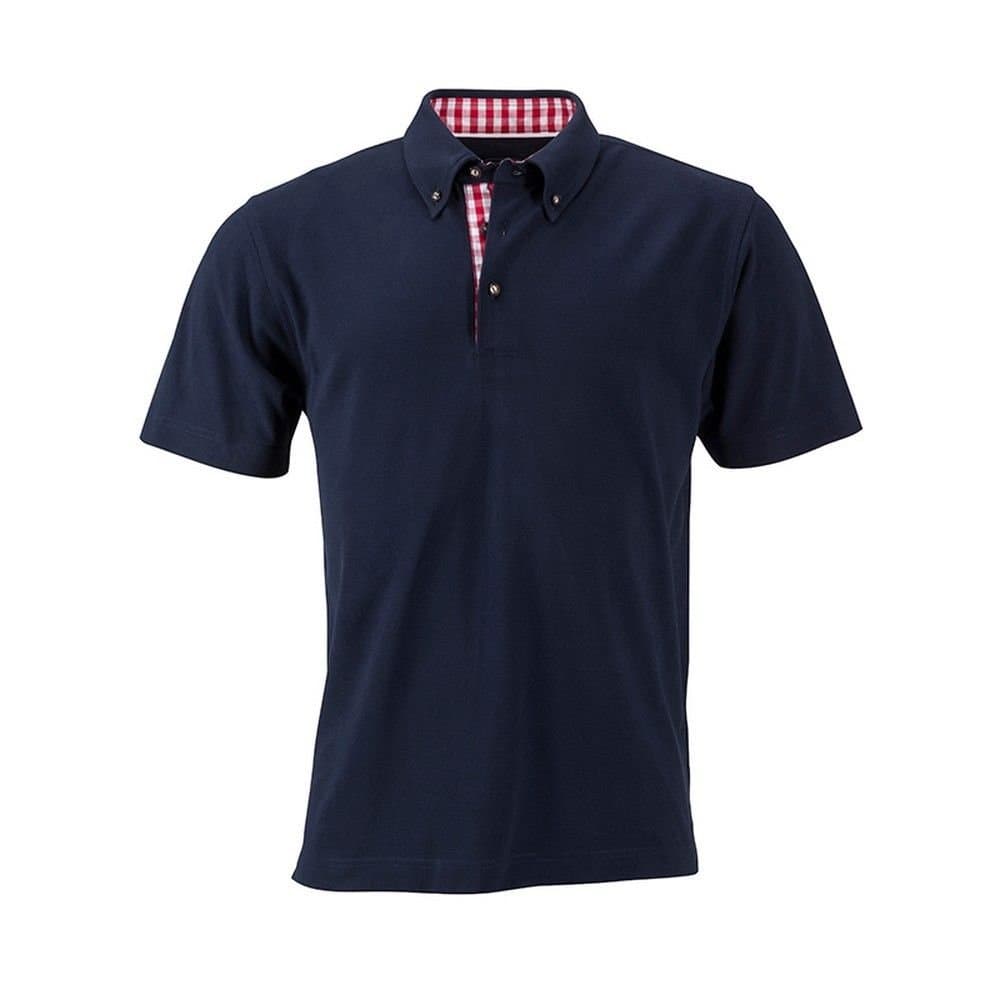 James and Nicholson James and Nicholson Men's Traditional Polo Shirt in Navy