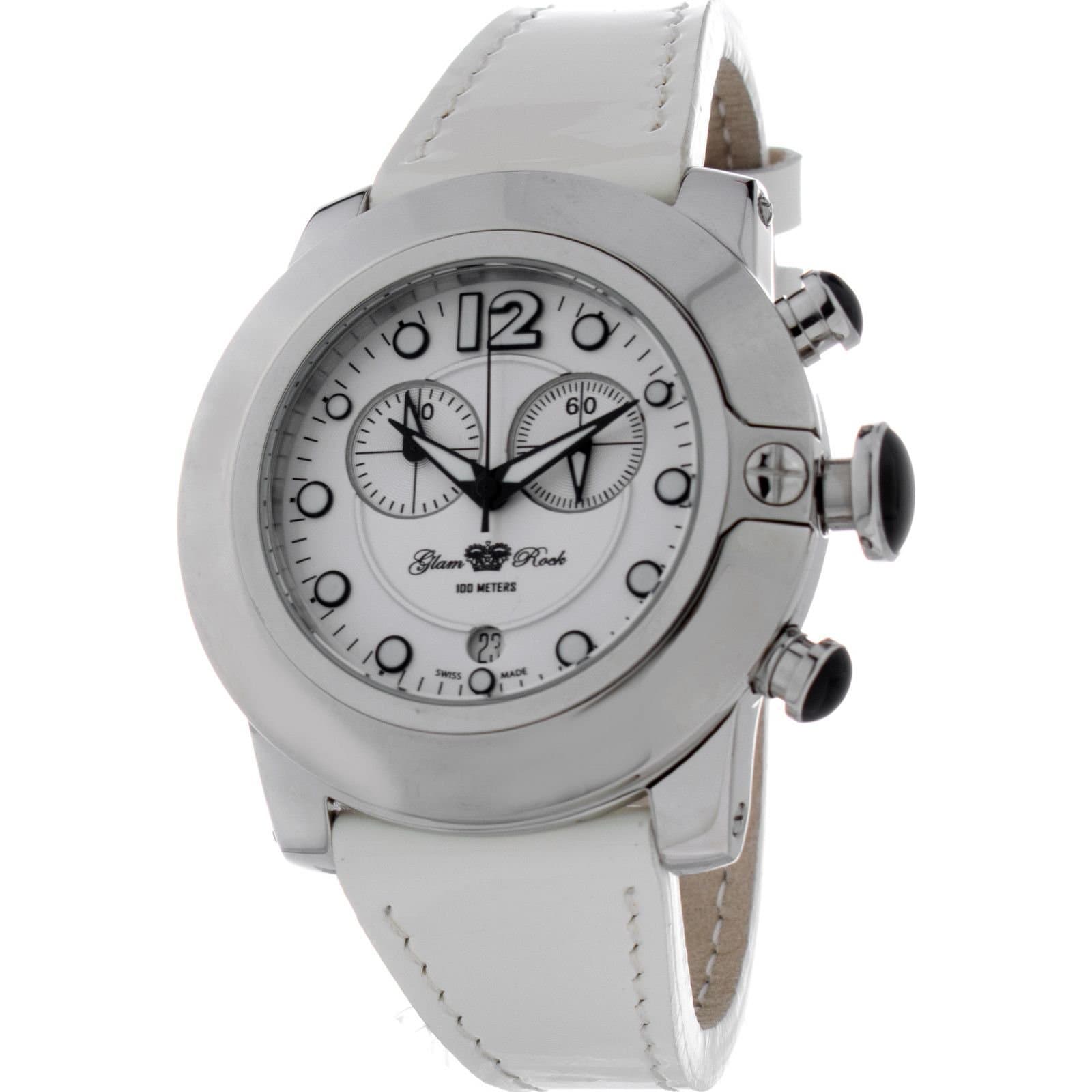 Glam Rock Glam Rock Women's GR32153 44mm Quartz Watch in White
