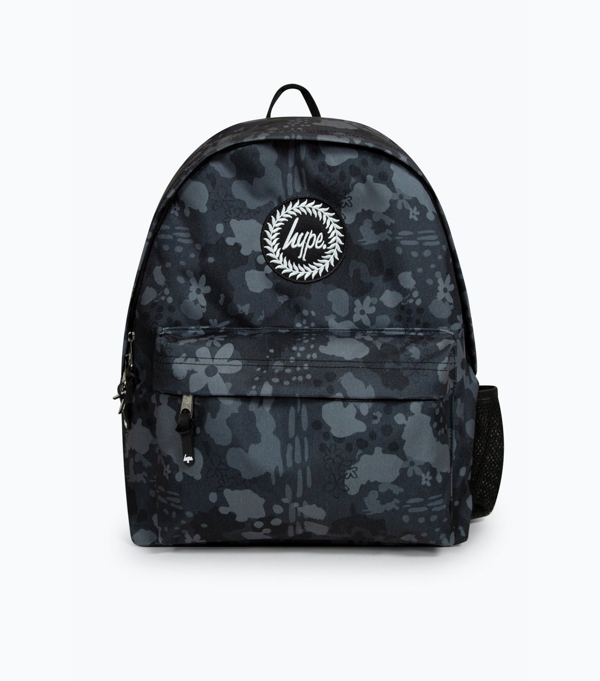 Hype Black Leopard Floral Backpack HYPE New Look - 1