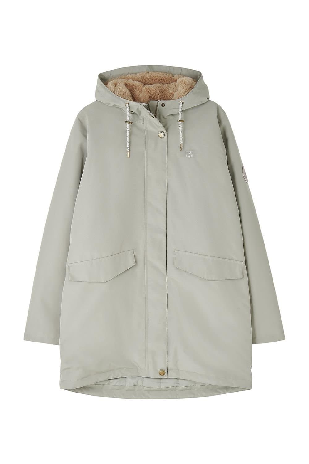 Lighthouse Clothing Lighthouse Clothing Women's Scarlet Waterproof Coat in Light Green