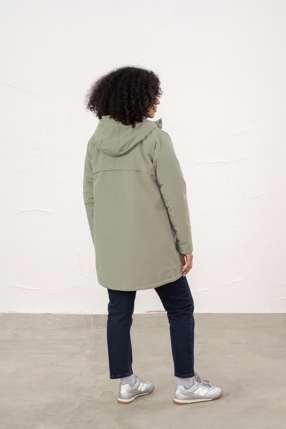 Lighthouse Clothing Lighthouse Clothing Women's Scarlet Waterproof Coat in Light Green - 4
