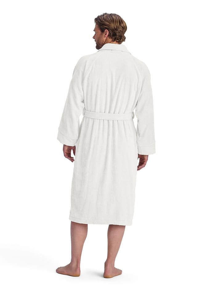 Christy CHRISTY Women's Luxury 100% Egyptian Cotton Soft Bath Robe in White - 2