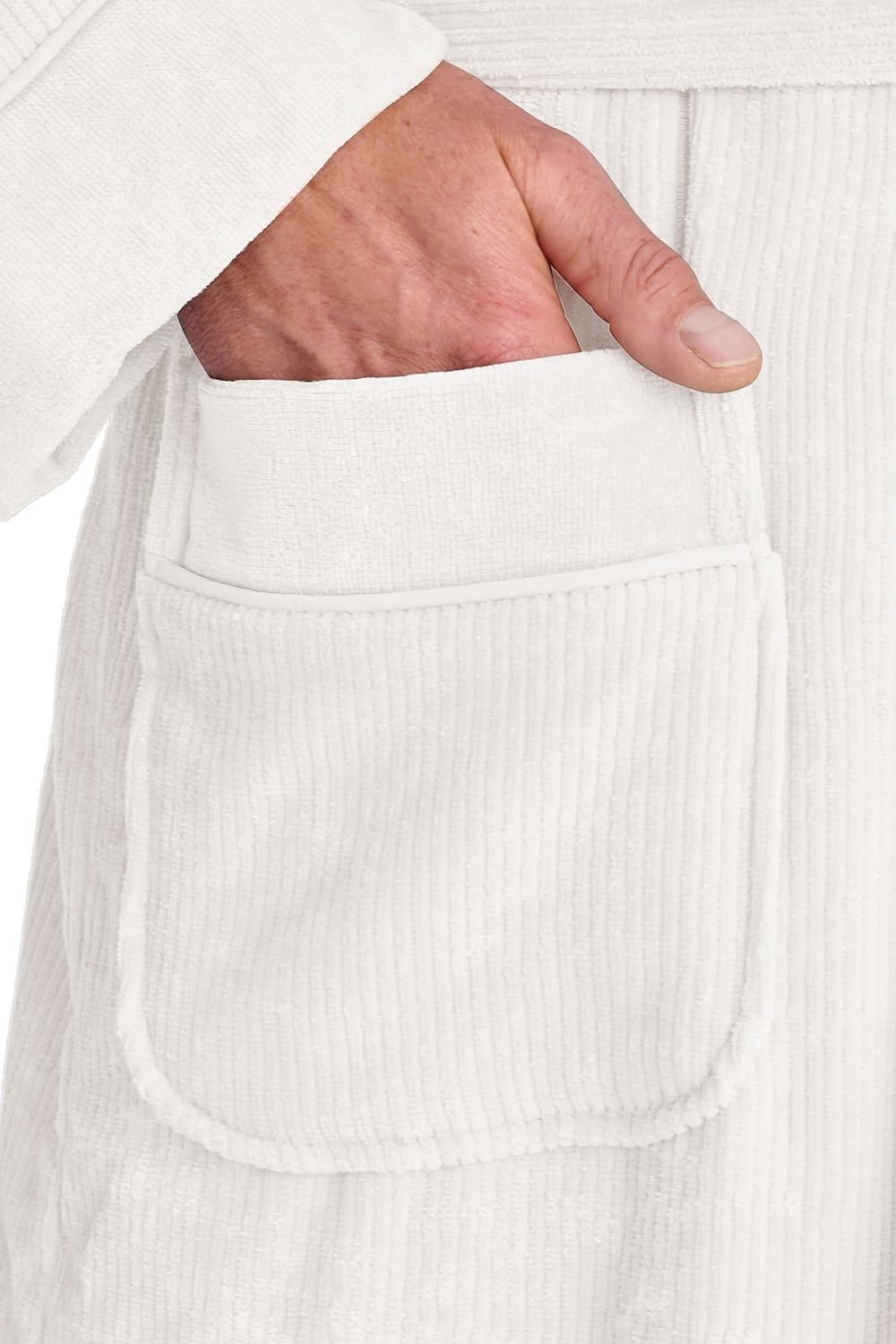 Christy CHRISTY Women's Luxury 100% Egyptian Cotton Soft Bath Robe in White - 4