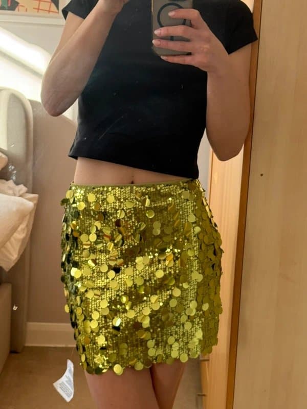 ASOS ASOS sequined skirt