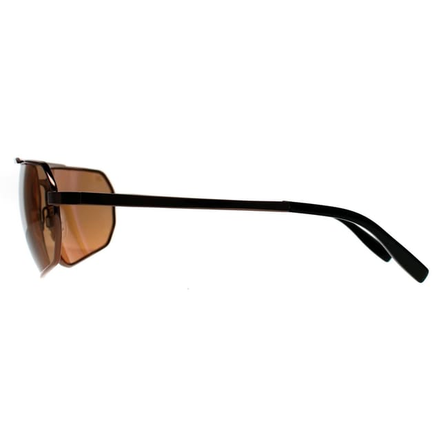 Serengeti Serengeti Men's Rectangle Shiny Bronze Saturn Polarized Drivers Photochromic Hinkley in Brown - 3