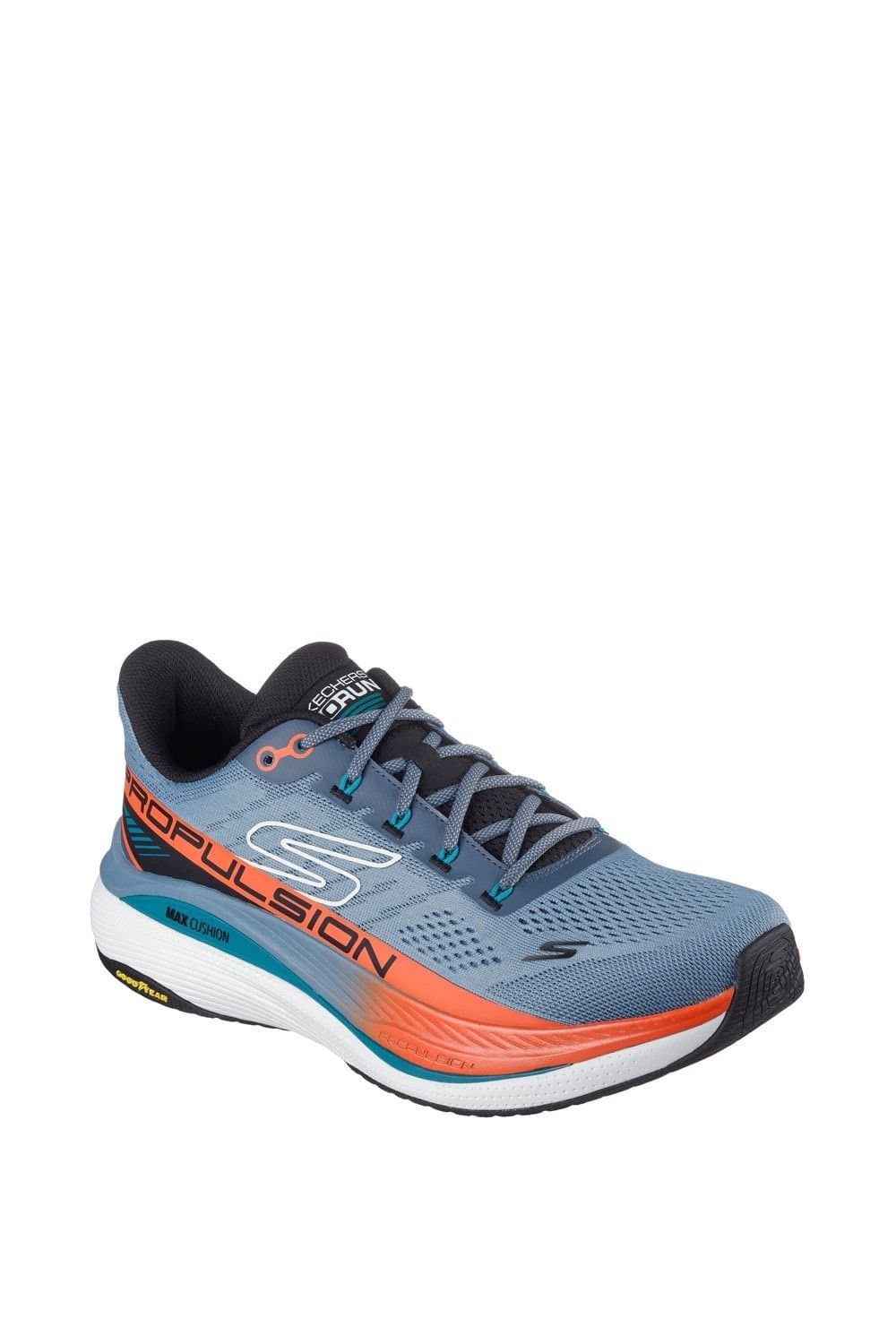 Skechers Skechers Men's Max Cushioning Propulsion Trainer in Light Blue