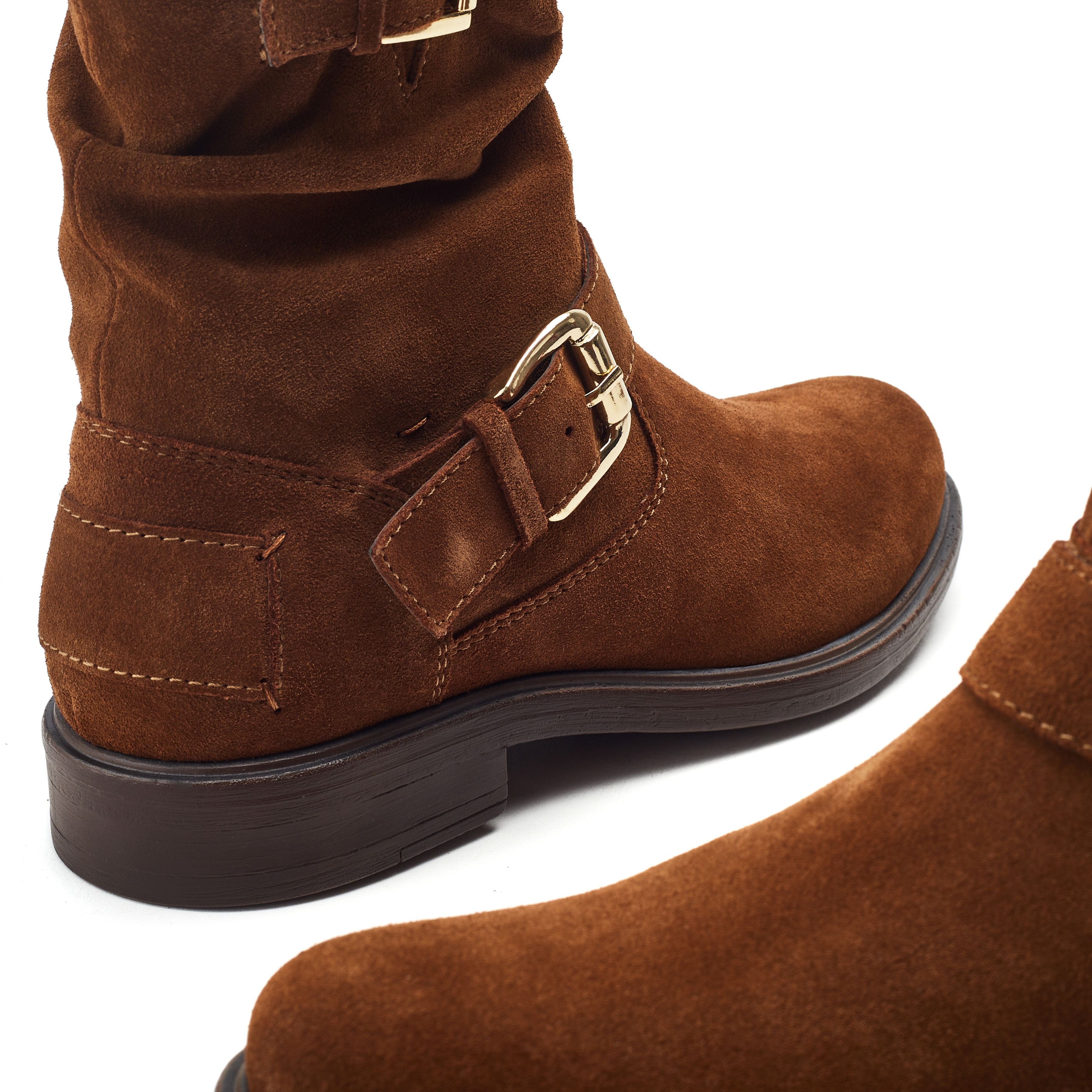 Moda In Pelle Moda In Pelle Women's 'Ombre' Suede Ankle Boots in Tan - 4