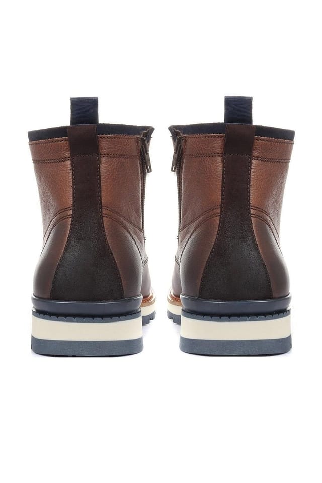 Jones Bootmaker Jones Bootmaker Men's Ealing Leather Ankle Boots in Brown - 3