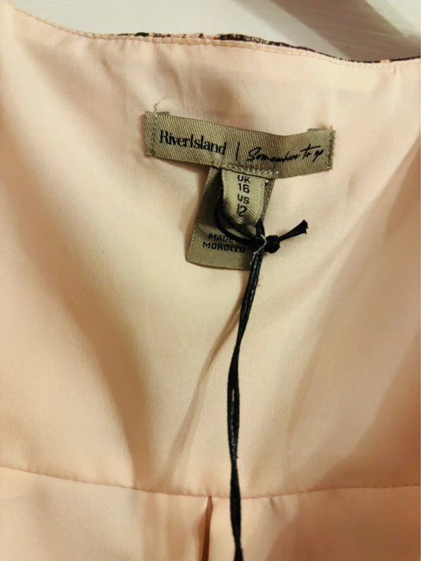 River Island River island plunge statement cute wedding party holiday 16 new same day post - 1