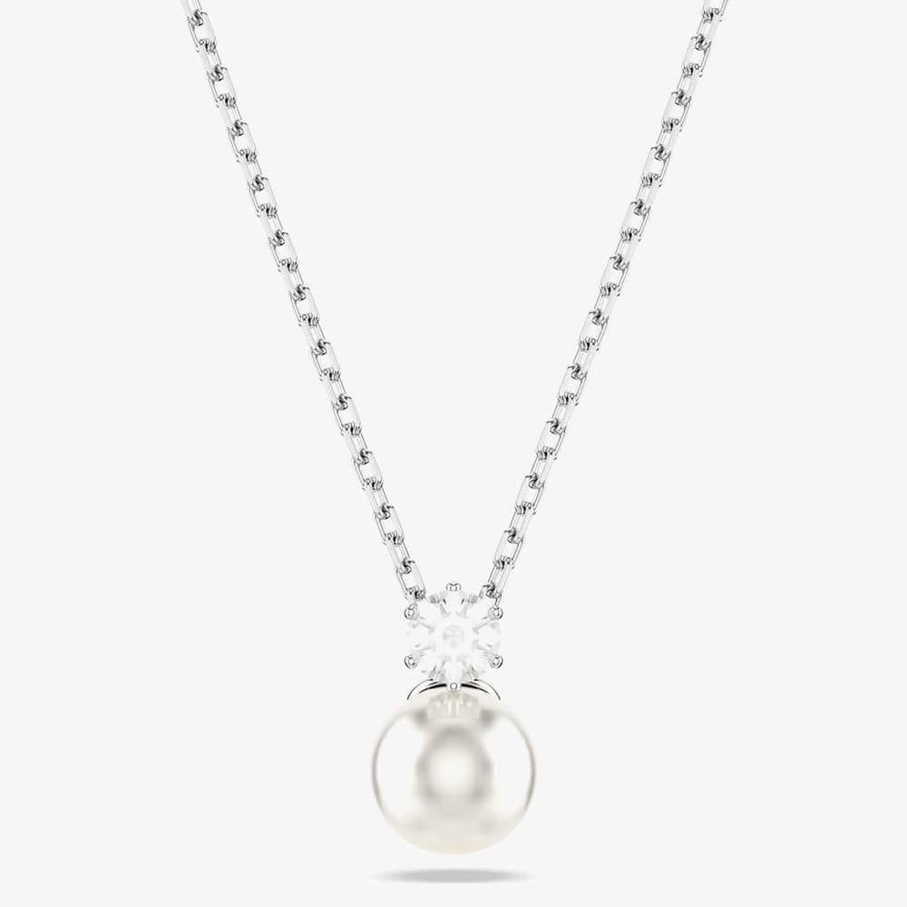 Swarovski Swarovski White Crystal Pearl Necklace 5693897