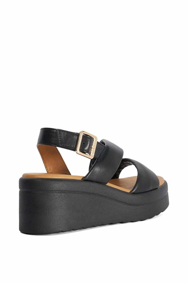 Dune London Dune London Women's 'Karing' Leather Wedges in Black - 3