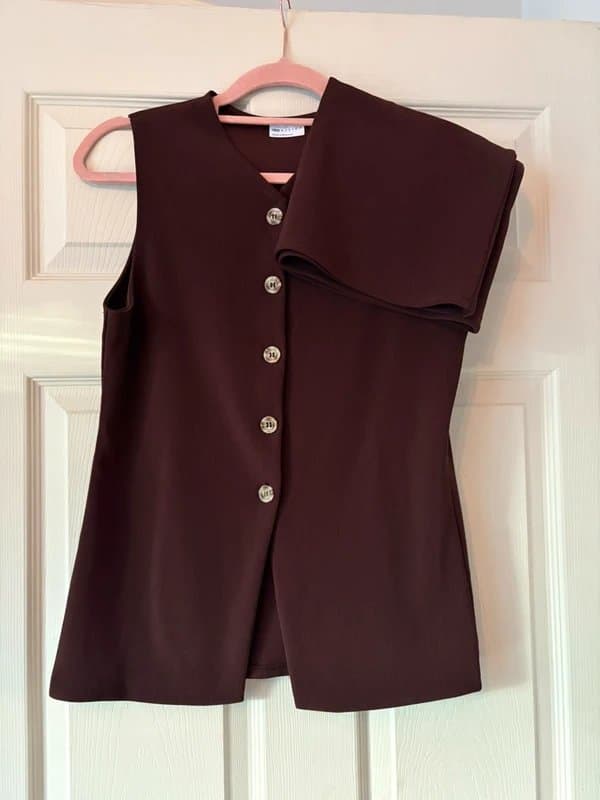 ASOS Design ASOS Design Waistcoat / Skirt Co-Ord - Burgundy