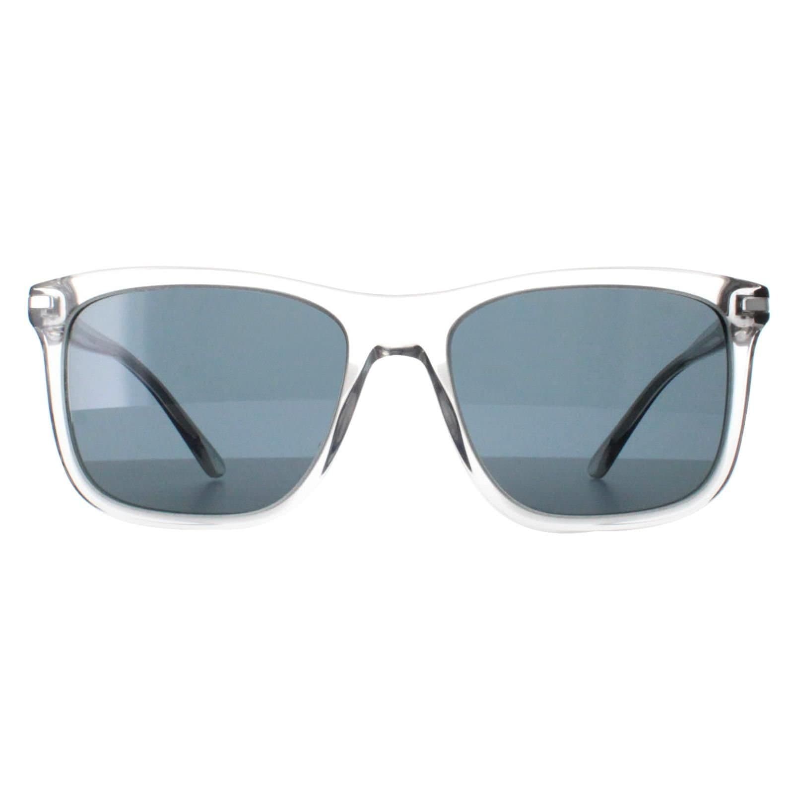 Prada Prada Women's Rectangle Grey Crystal Blue PR18WS