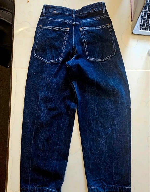 Bershka Bershka Navy baggy jeans