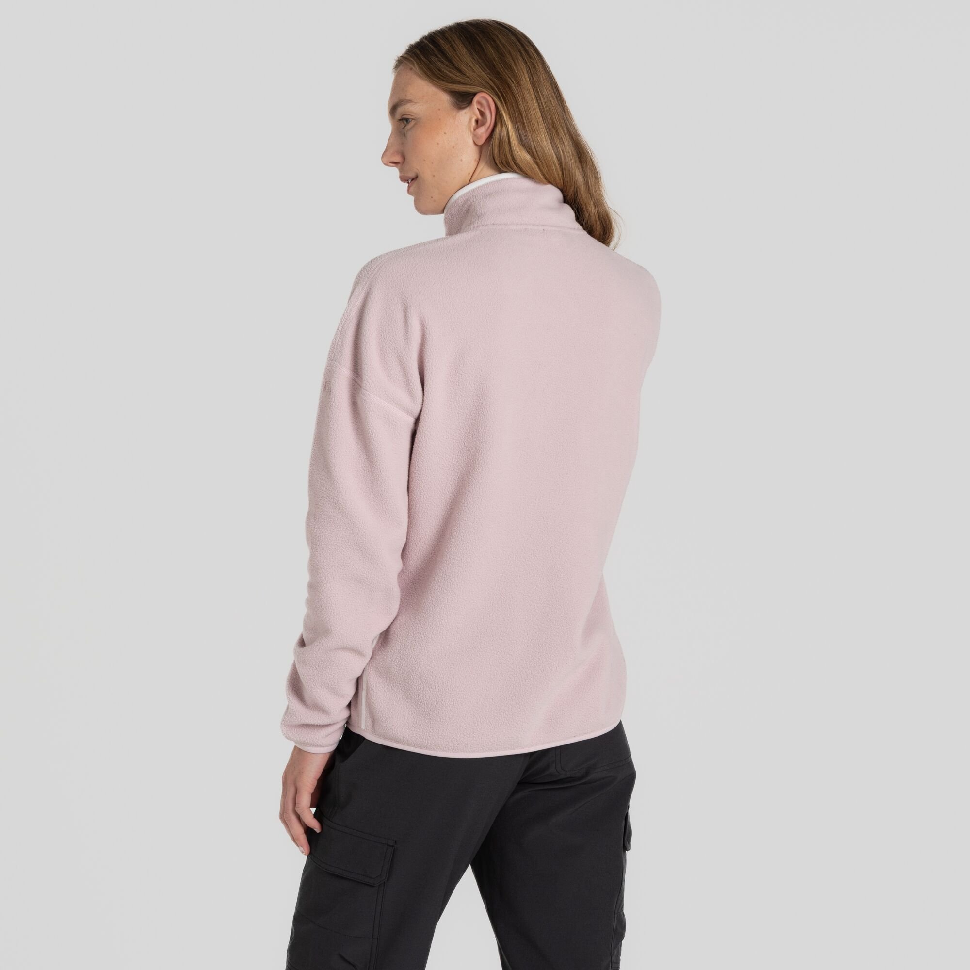 Craghoppers Craghoppers Women's CO2 Renu' Half Zip Fleece in Pink - 2