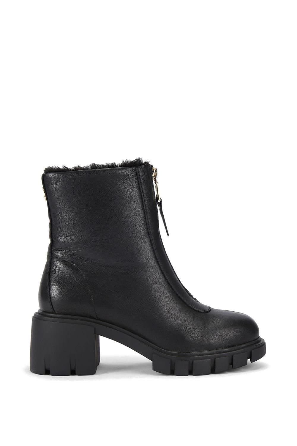 Carvela Carvela Women's 'Ignite Zip' Leather Boots in Black