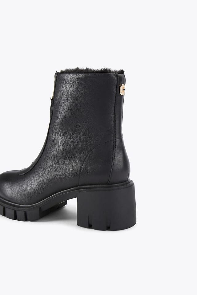 Carvela Carvela Women's 'Ignite Zip' Leather Boots in Black - 3
