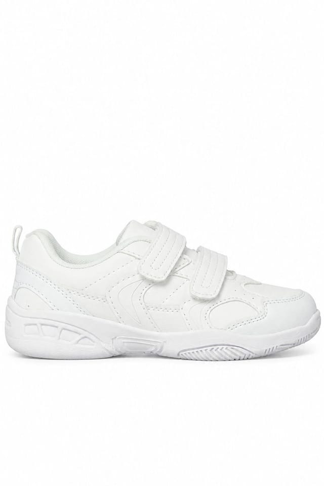 Spot On Spot On Men's Double Strap Sports School Trainers in Soft White - 2