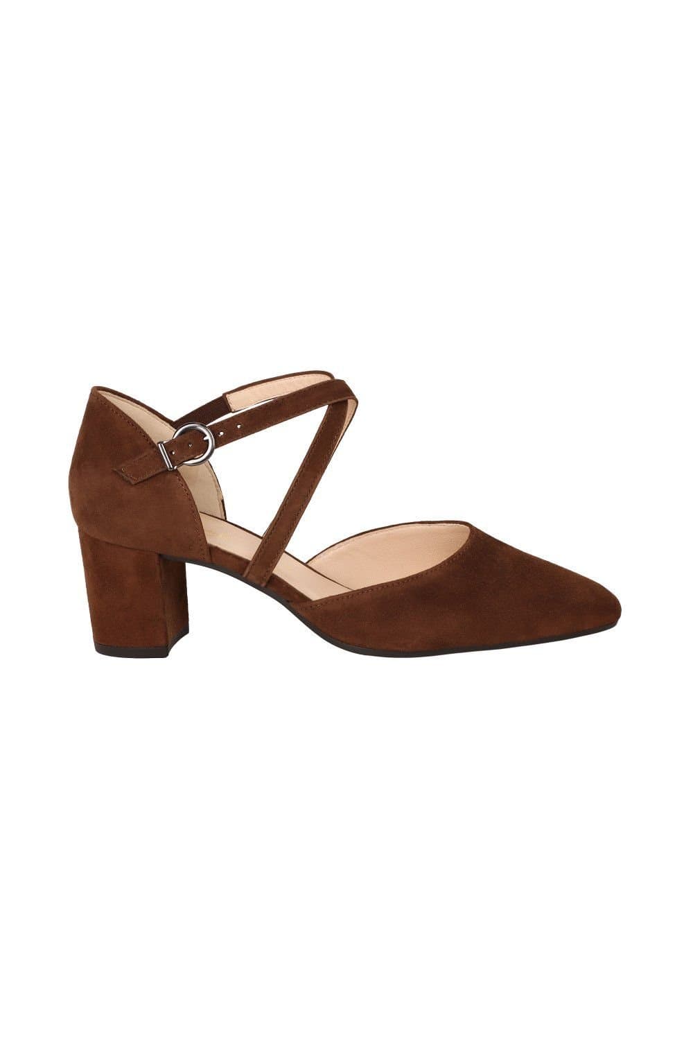 Gabor Gabor Women's 'Gisele' Open Court Shoes in Brown