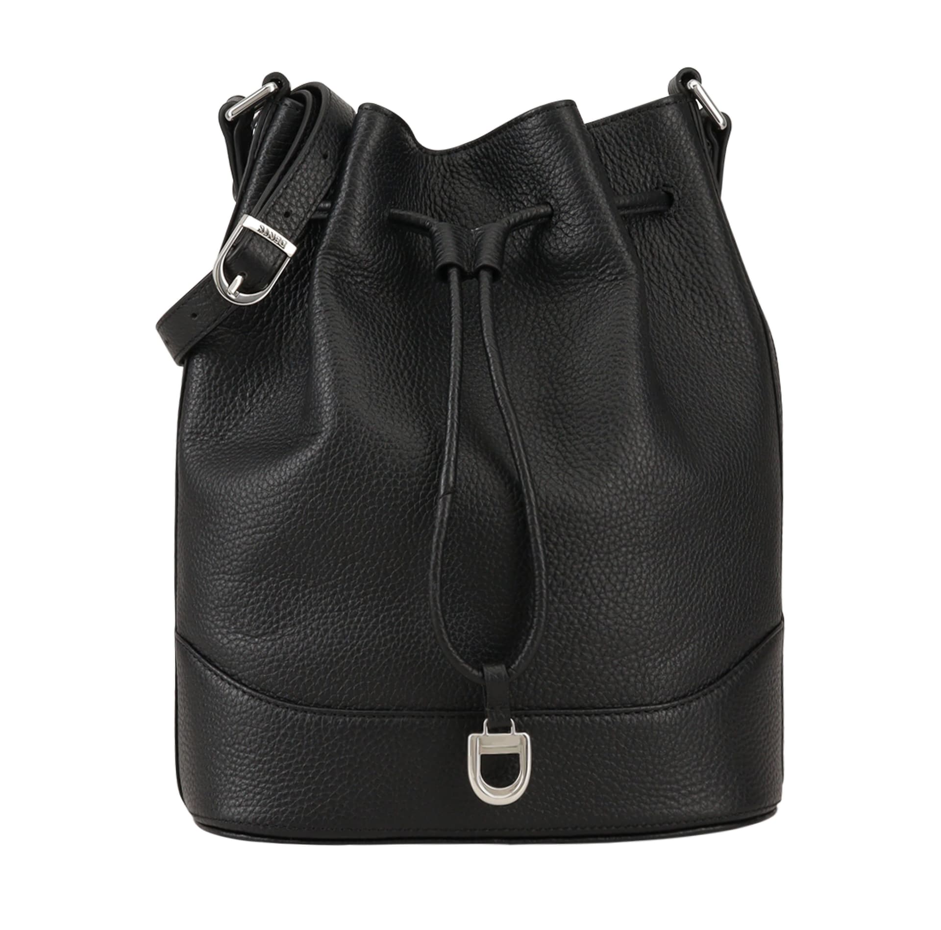 Dents Dents Black Leather Cross Body Bag