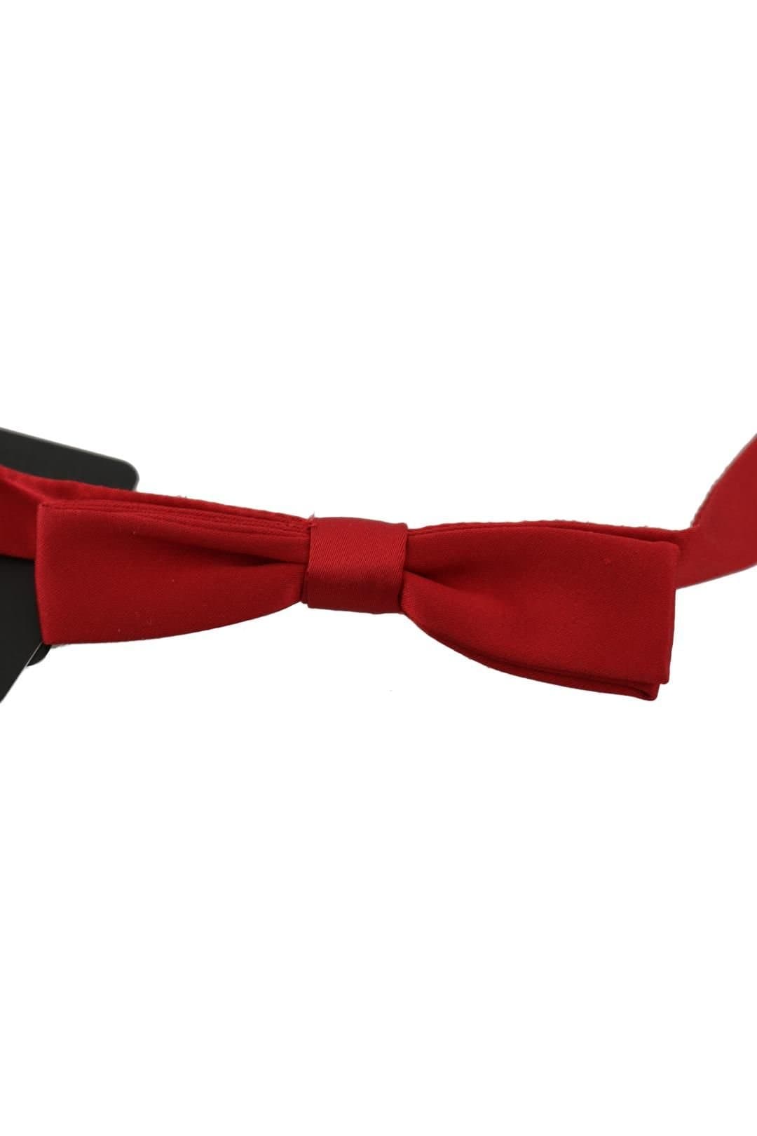 Dolce & Gabbana Dolce & Gabbana Red Silk Bow Tie for Men