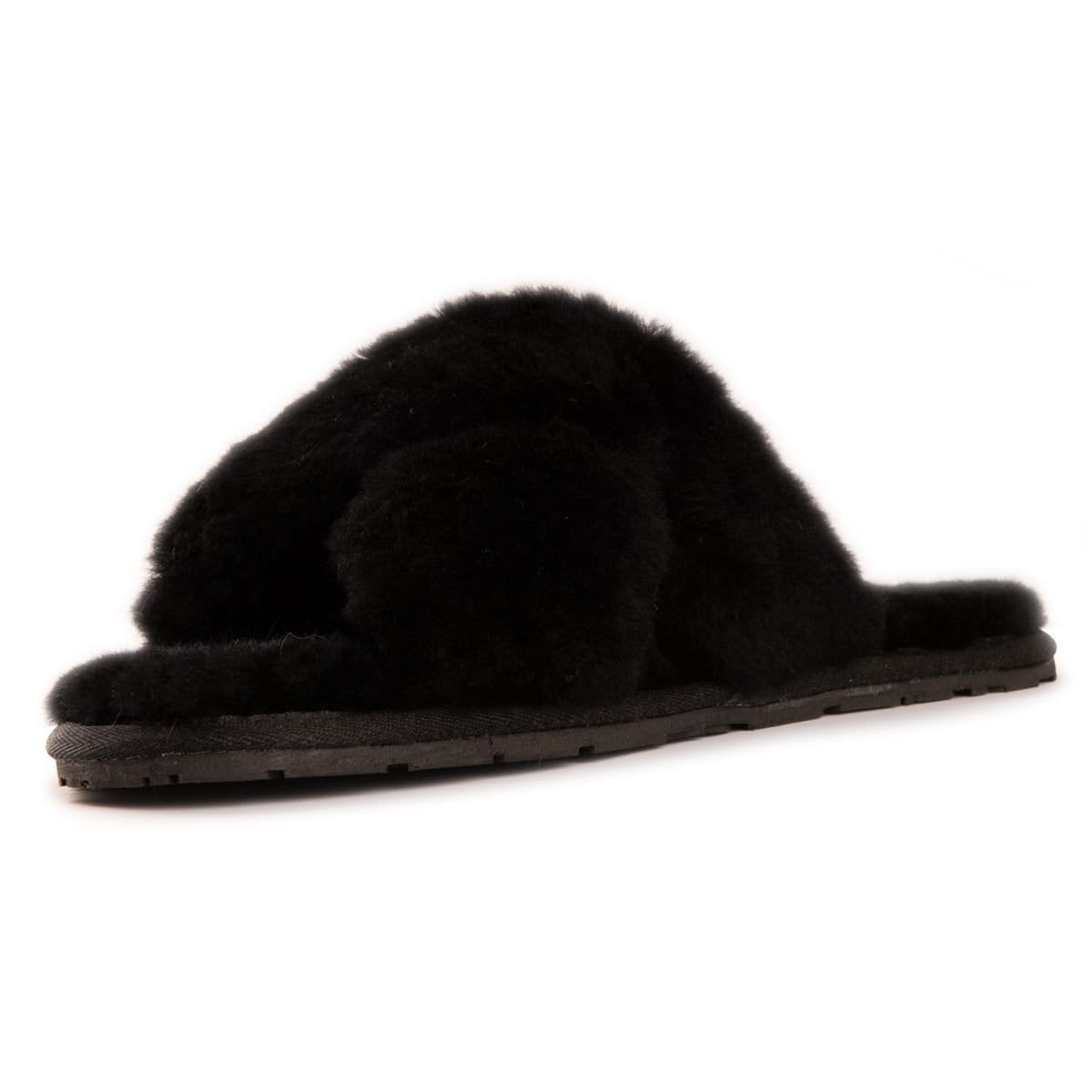 Aus Wooli Australia Aus Wooli Australia Women's Sheepskin Wool Brighton Slippers in Black - 4