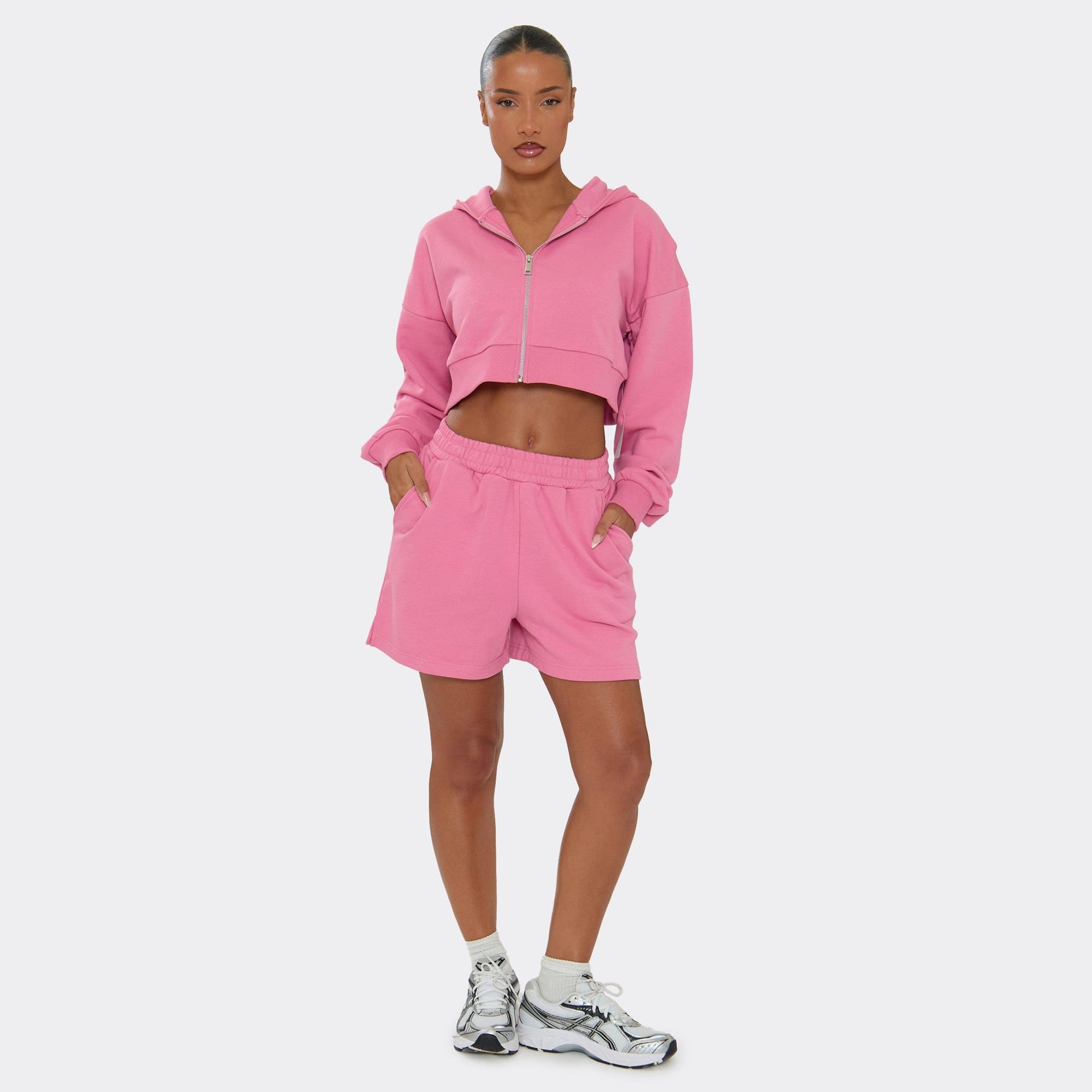 EGO Hot Pink Sweat Shorts for Women