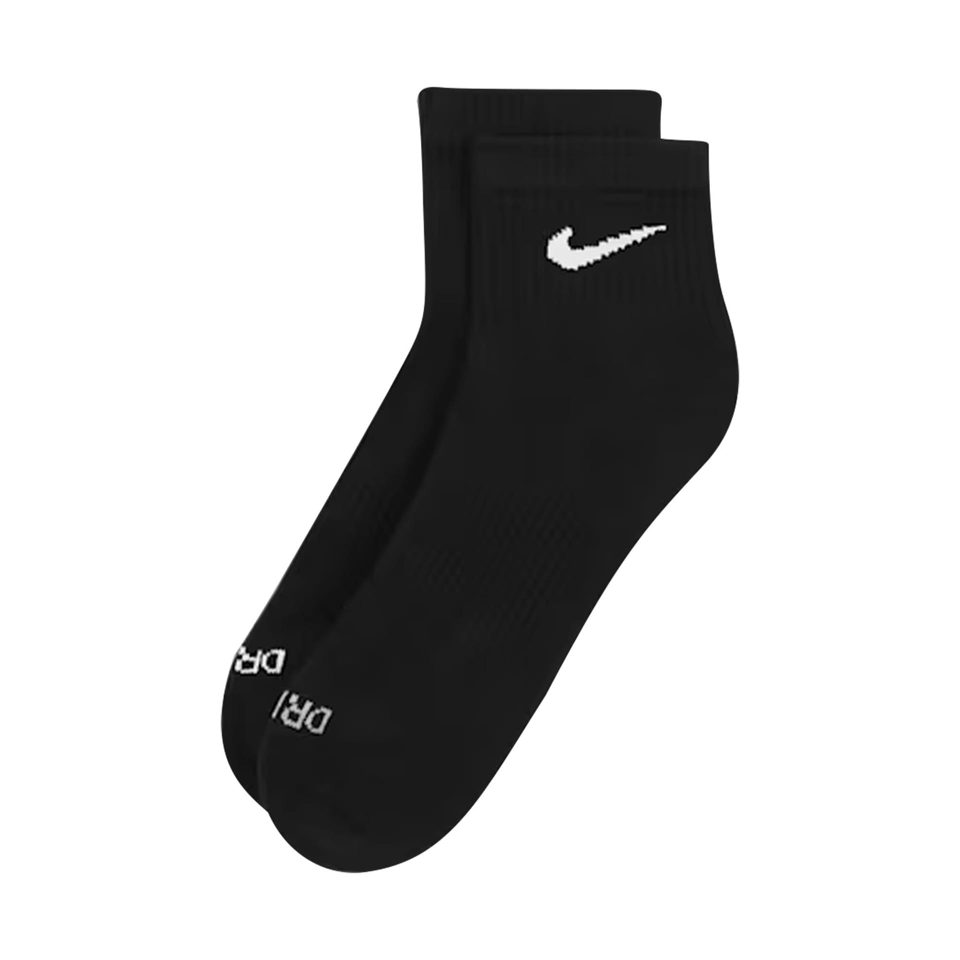 Nike Nike Men's Cushioned Everyday Ankle Socks (Pack of 3) in Black - 4