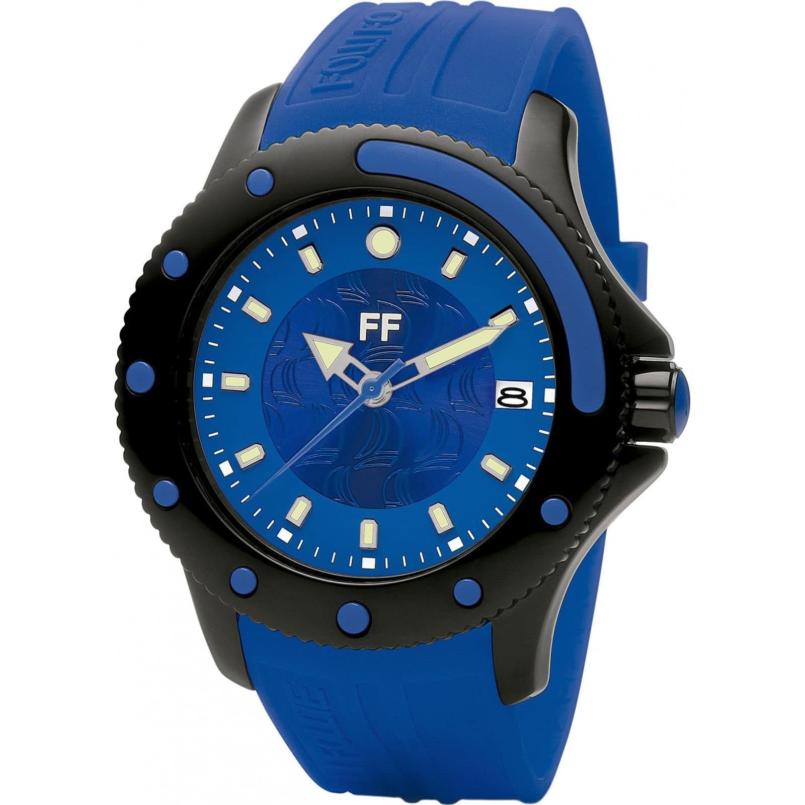 Folli Follie Folli Follie Women's WF1Y002ZDU 44mm Quartz Watch in Blue