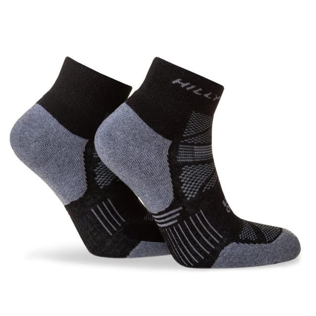 Hilly Hilly Men's Supreme Ankle Socks in Black - 2