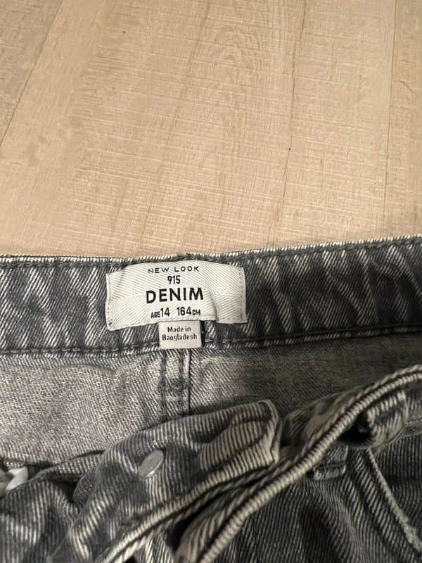 New Look Grey wide leg jeans