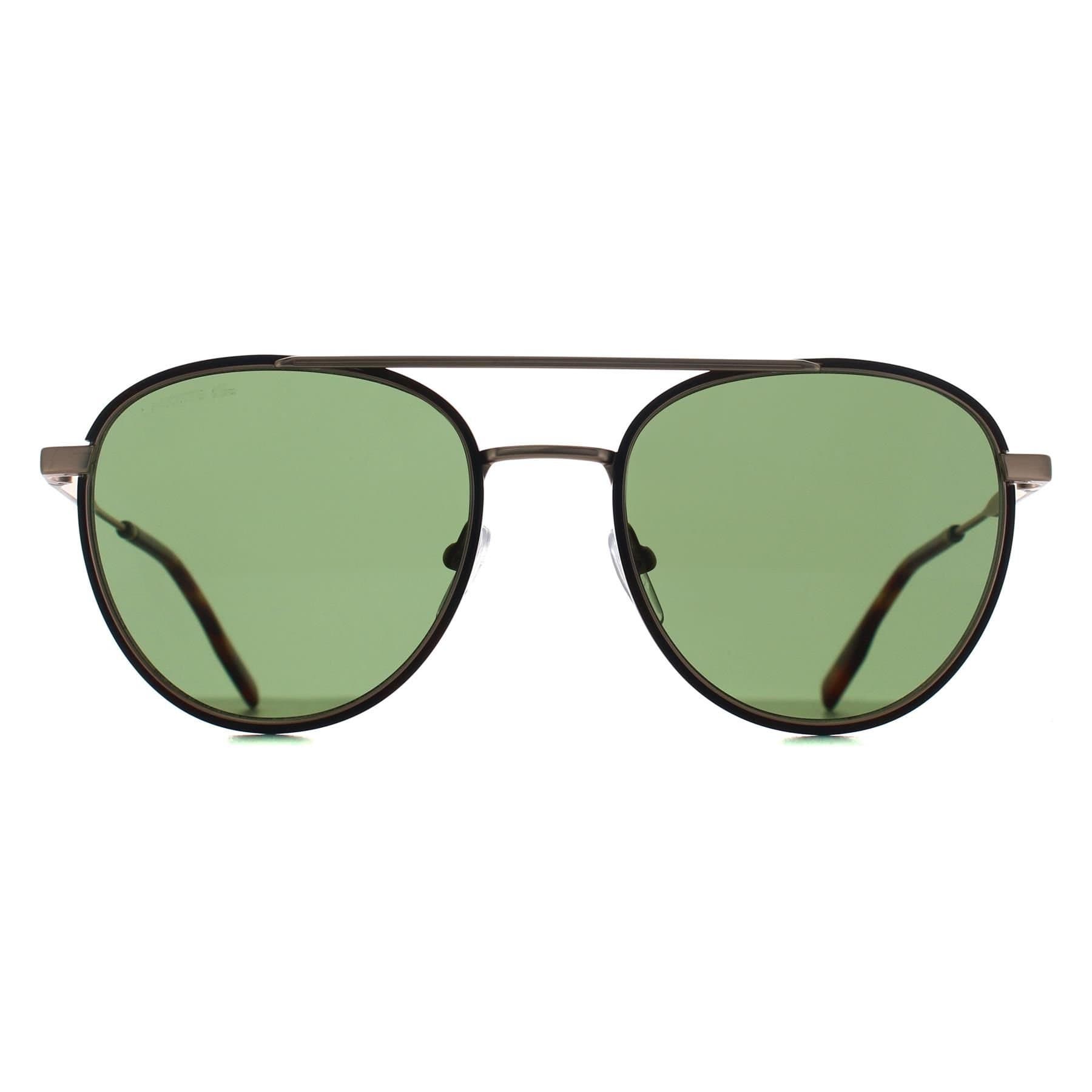 Lacoste Lacoste Men's Oval Shiny Gold Green L258S