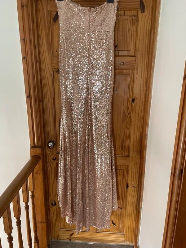 ASOS ASOS rose gold sequin dress