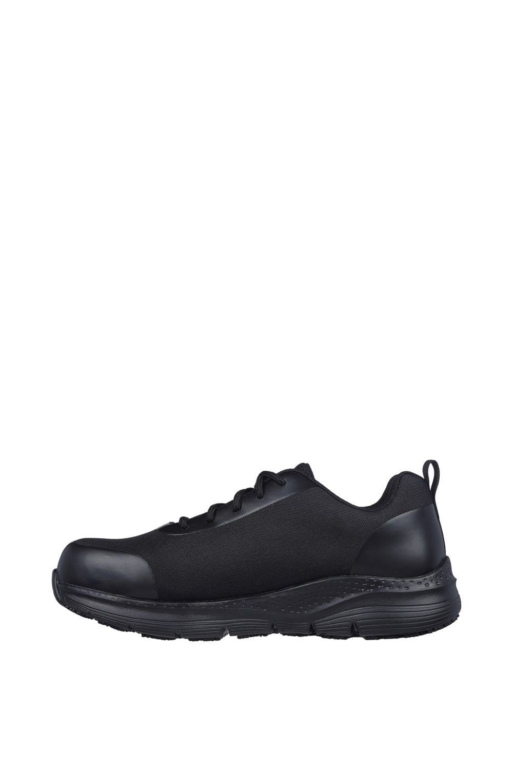 Skechers Skechers Men's Arch Fit Sr Ringstap Safety Trainer in Black - 4