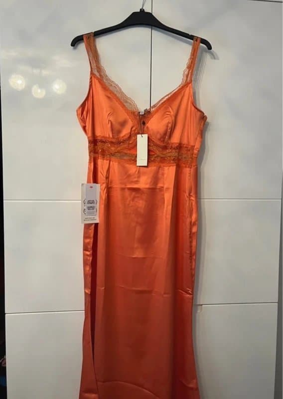 Never Fully Dressed Never fully dressed orange lace cut out dress